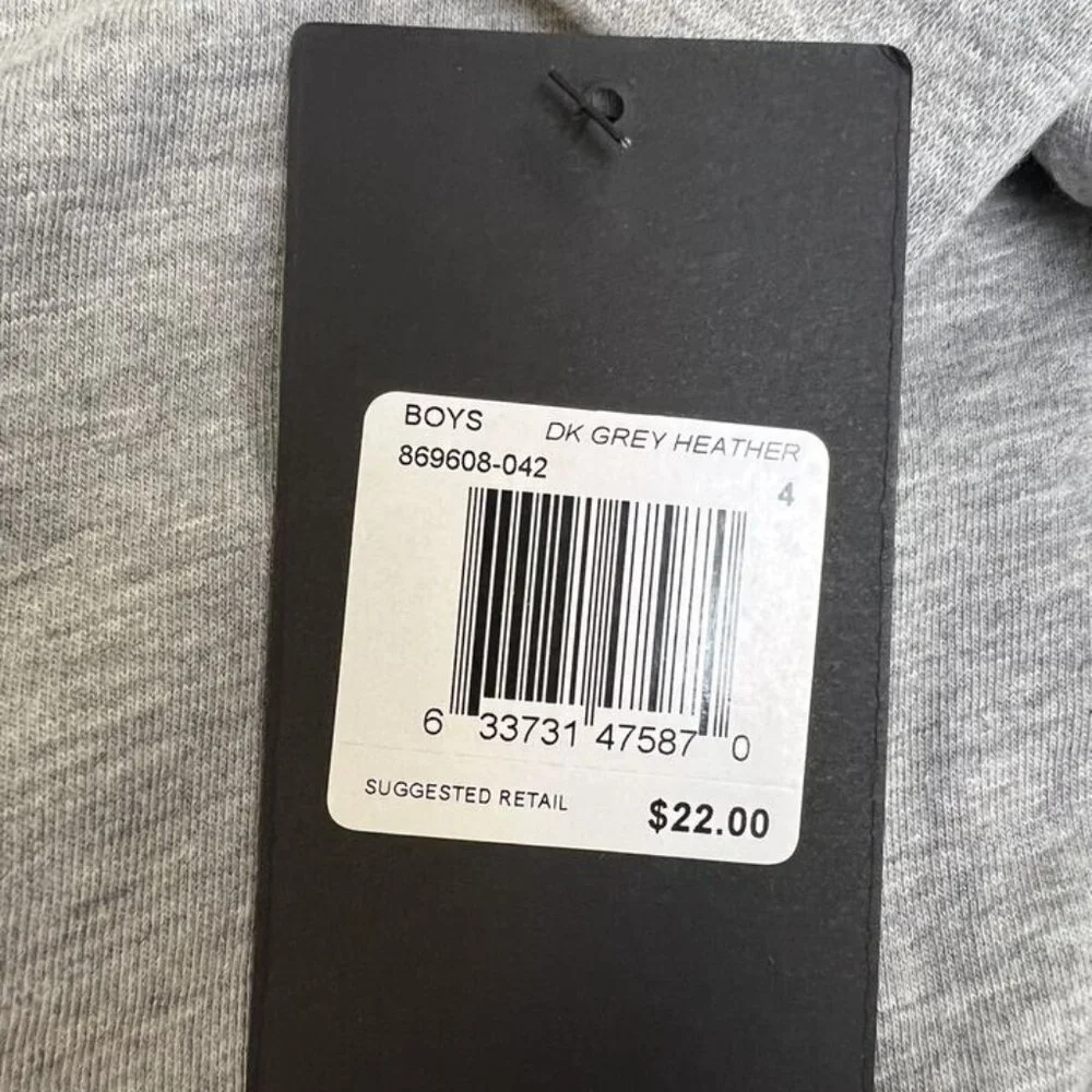 Converse Boy’s Grey Long Sleeve Top Size 4